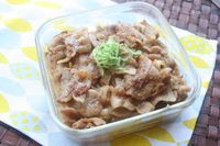 電子レンジで簡単！黒酢のみそ焼き豚 